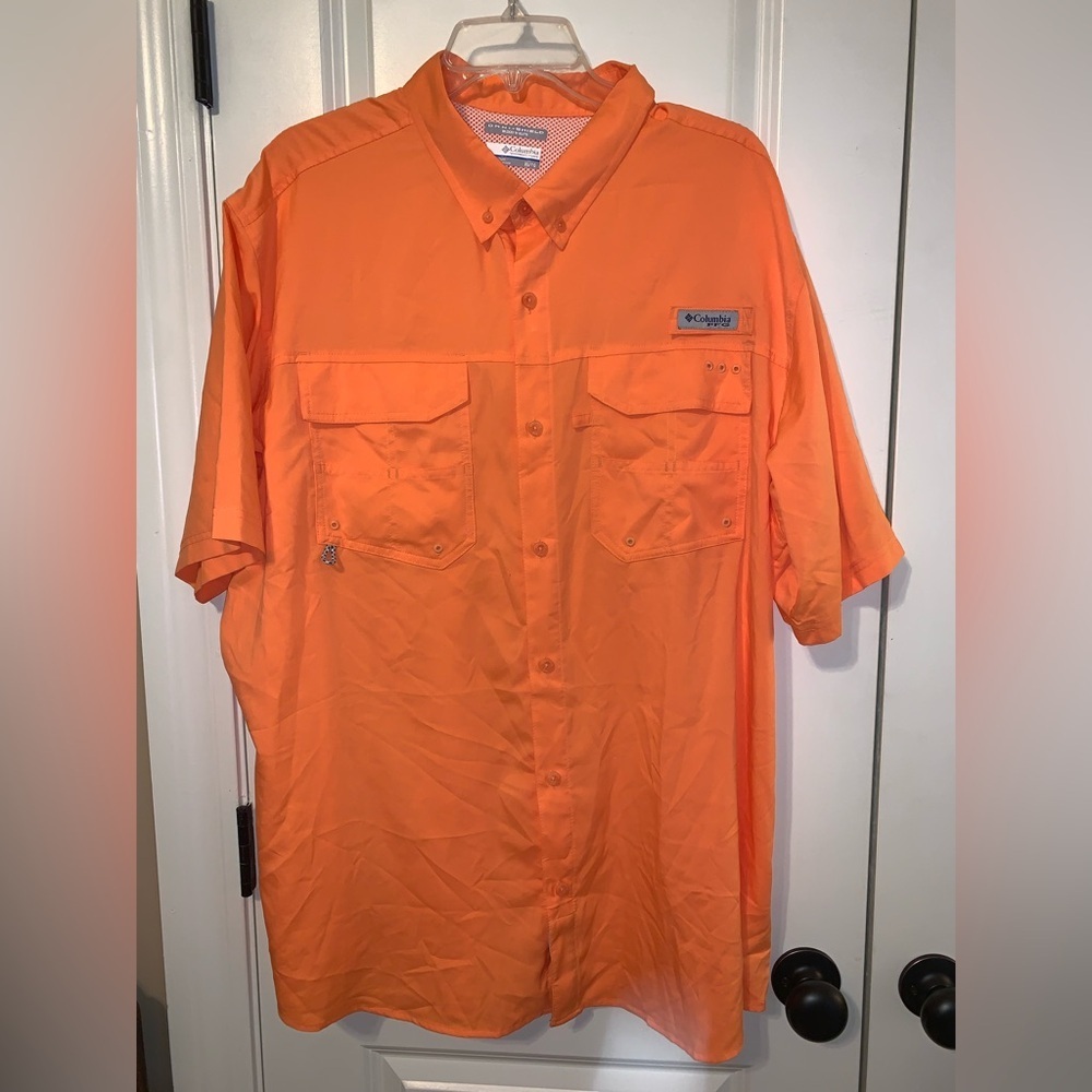 Columbia Men's Orange Shirt